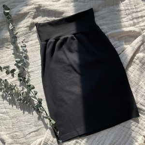 American Apparel High Waist Pencil Skirt Black Size M